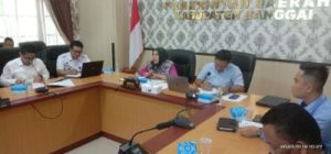 Pemda Banggai dan Kanwil Kemenkumham RI Sulteng, Bahas Draft MoU Layanan AHU