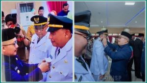 Bupati Amirudin, Lantik 112 Pejabat di Lingkungan Pemerintah Kabupaten Banggai