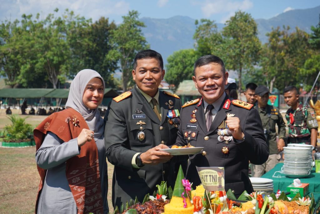 Peringatan Hut TNI, Kapolda Sulteng Pastikan Soliditas dan Sinergitas Terus Terjalin