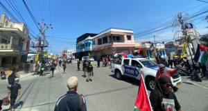 Polres Tojo Una-Una Kawal Aksi Penggalangan Dana Peduli Palestina