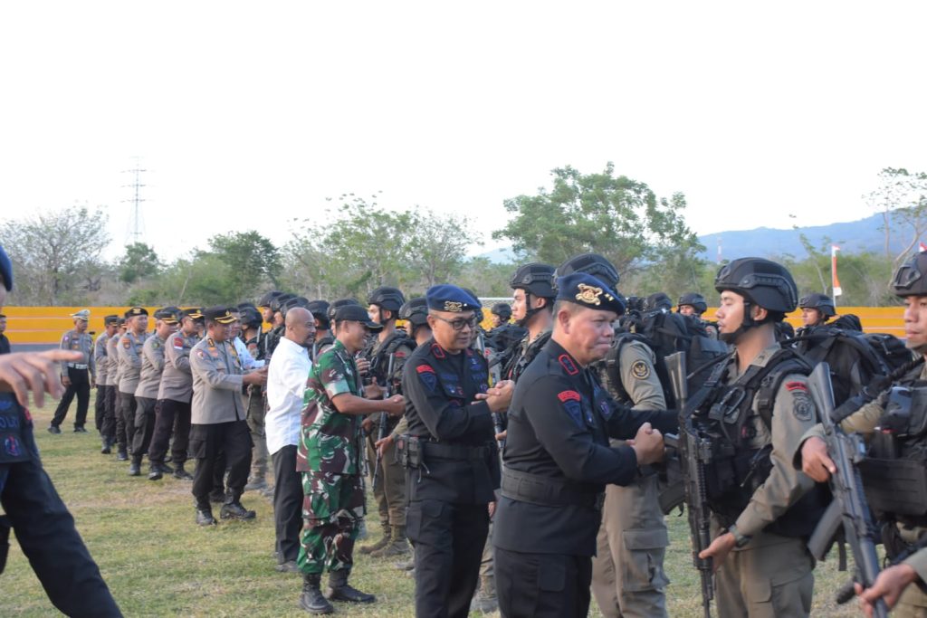 110 Personel Brimob Terbaik Polda Sulteng Dilepas Kapolda Ikuti Latpraops Damai Cartenz 2024 BKO Polda Papua
