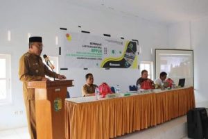 Seminar Laporan Antara RPPLH Kabupaten Morowali Utara Tahun 2023, Dibuka Wabup Morut