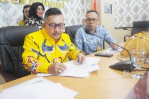 Bupati Amirudin, Memimpin Sidang Panitia Pertimbangan Landreform Redistribusi Tanah Kabupaten Banggai T.A 2023