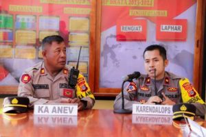 Karendalops Pimpin Anev Mingguan OMB Tinombala Polres Banggai