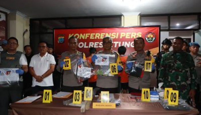 Polda Sulut Tahan 7 Tersangka Bentrok di Bitung