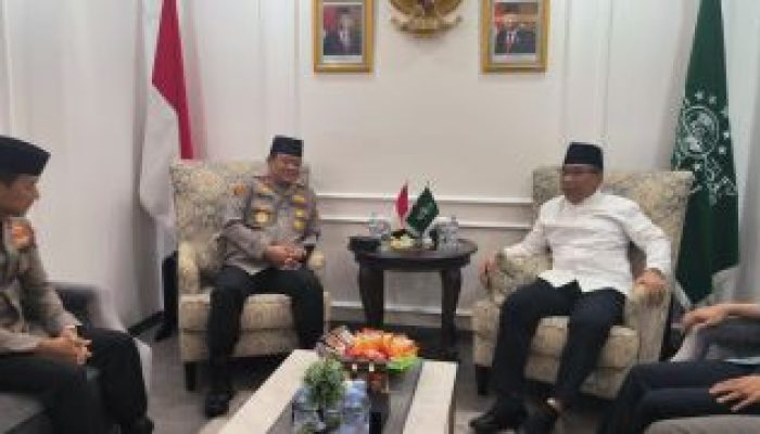 Dikunjungi Kaops NCS, Gus Yahya Nilai Polri Berhasil Jaga Ketentraman Jelang Pemilu