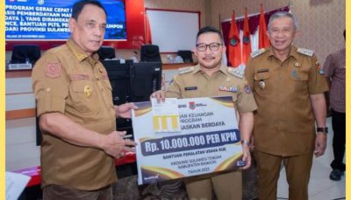 Wagub Ma’mun Amir, Serahkan Bantuan Sekaligus Launching Program GERCEP GASKAN BERDAYA