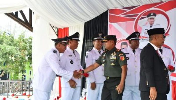 Pengambilan Sumpah Jabatan dan Pelantikan Kepala Desa di Morowali, Letkol Inf. Alzaki : Momen Penting Untuk Pembangunan Lokal