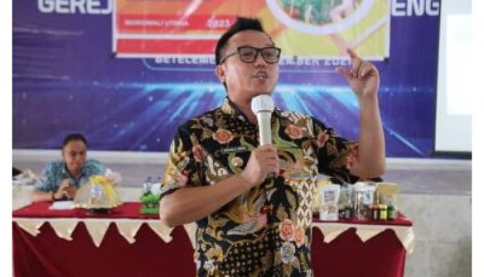 Bupati Morut, Menjadi Narasumber Pada Kegiatan Pelatihan Wirausaha Muda Berbasis Potensi Desa