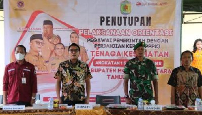 Orientasi 257 PPPK Nakes Kabupaten Morowali Utara, Ditutup Oleh Bupati Morut