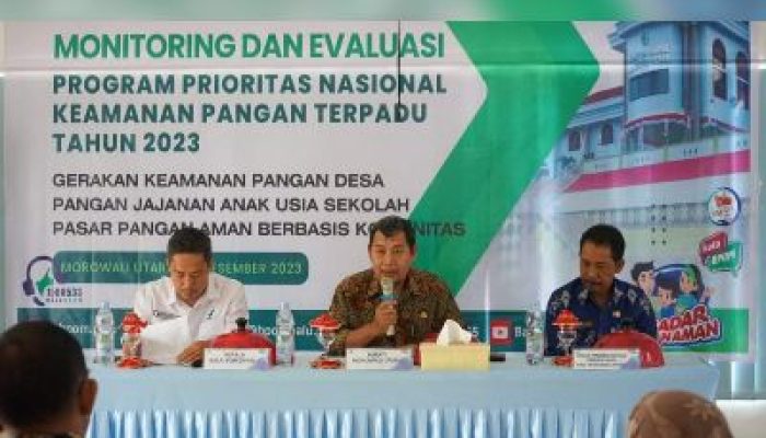 Monev Kegiatan Keamanan Pangan Terpadu BPOM Tahun 2023, Di Kabupaten Morowali Utara