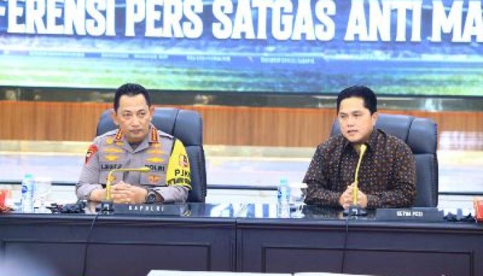 Jadikan Sepak Bola Indonesia Lebih Baik, Polri dan PSSI Sikat Mafia Skor
