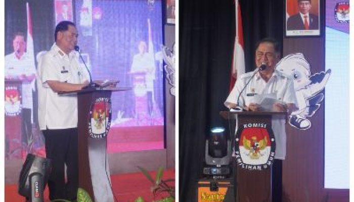 Sekda Abdullah Ali Menghadiri Acara KPU Goes To Campus School