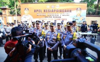 Kadiv Humas Tekankan Beberapa Hal Saat Gelar Apel Kesiapsiagaan Satgas Humas Polri Pengamanan Nataru