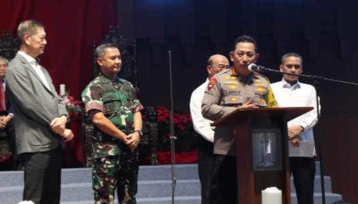 Kapolri Ajak Umat Kristiani, Doakan Persatuan Indonesia Tetap Terjaga