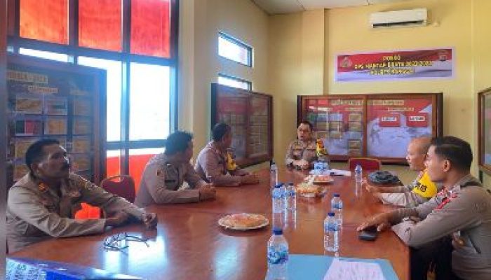 Polres Banggai, Terima Tim Supervisi Polda Sulteng Terkait Operasi Lilin Tinombala 2023