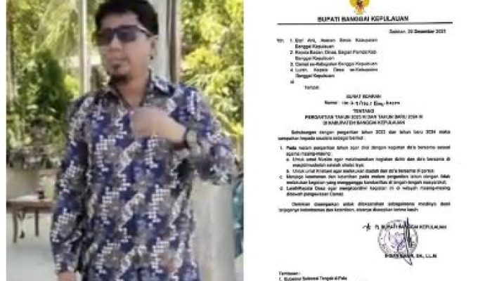 Pj. Bupati Bangkep, Ajak Masyarakat Jalani Malam Tahun Baru Dengan Dzikir dan Doa Bersama