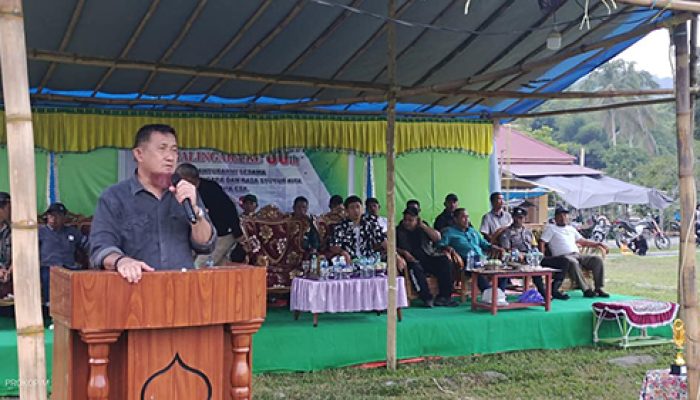 Bupati Tojo Una-Una menutup perayaan HUT Desa  Balingara ke 30