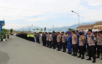 250 Personel Polda Sulteng, Kawal Aksi Super Damai 212 Bela Palestina di Kota Palu