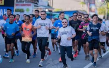 Lakukan Fun Run Hingga Kunjungi UMKM Lokal, Bupati Amirudin Bersama Menparekraf Sandiaga Uno Nikmati Pesona Wisata Banggai
