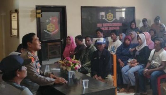 Kapolsek Pagimana, Mediasi Masalah Pengusulan Pemberhentian Ketua BPD Siuna