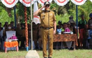 Bupati Morut Irup Upacara Pembukaan TMMD Kodim 1311/Morowali, Di Wilayah Kabupaten Morowali Utara Tahun 2023