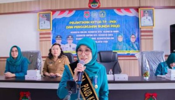 Ketua TP PKK Banggai, Melantik Ketua TP PKK dan Bunda Paud Delapan Kecamatan