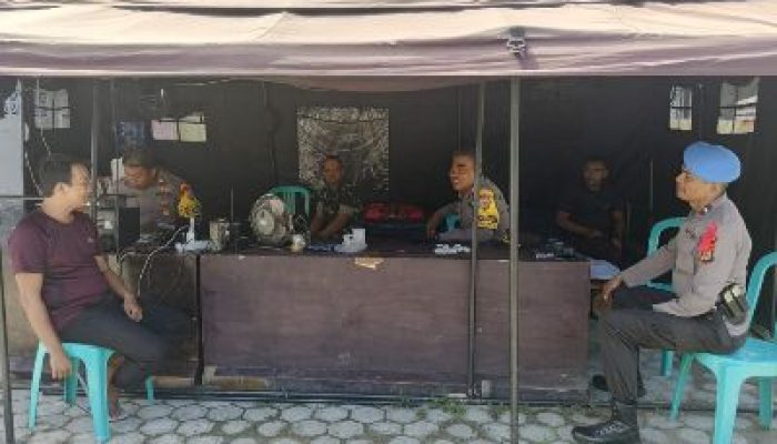 Karendal Ops Lakukan Pengecekan Personil Di Kantor KPU, Bawaslu Dan Gudang Logistik KPU Kabupaten Poso