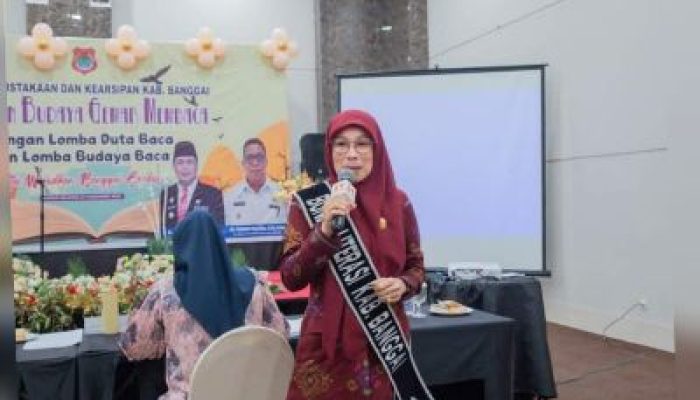 Hadiri Acara Gerakan Budaya Gemar Membaca, Ketua TP-PKK Banggai : Ini Merupakan Langkah Kongkrit
