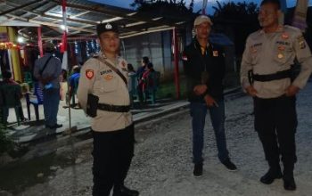 Polsek Pamona Utara, Amankan Kegiatan Kampanye Tatap Muka Calon Legislatif DPRD Kabupaten Poso