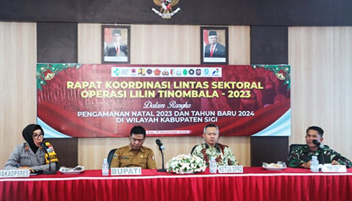 Operasi Lilin Tinombala 2023: Polres Sigi Gelar Rakor Lintas Sektoral
