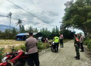 Sinergitas Polres Sigi Dengan TNI Mengamankan Tahapan Kampanye Pemilu 2024 di Sigi