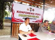 Kapolres Tojo Una-Una gelar konfrensi Pers akhir Tahun 2023