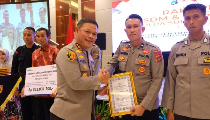 Rakorbin SDM dan PNS Polri 2023, Berikut ini Daftar Penerima Penghargaan Kapolda Sulteng