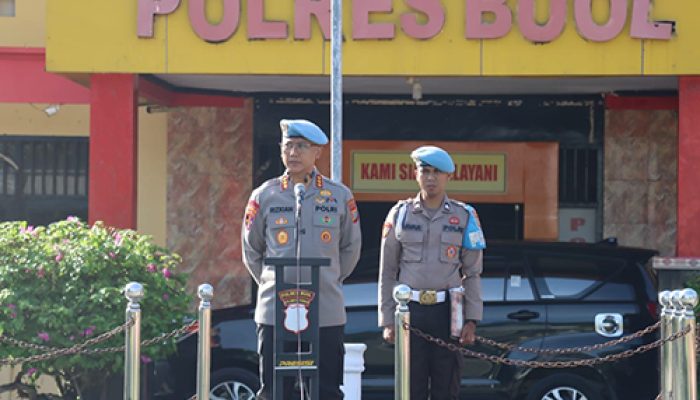 Kunjungan Kabid Propam Ke Polres Buol Ingatkan Netralitas Polri