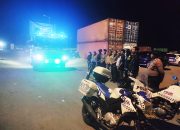 Pastikan Logistik Pemilu 2024 Sampai Dengan Aman, Polres Sigi Laksanakan Pengawalan ke Gudang Logistik KPUD Sigi