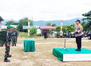 Kapolres Sigi Pimpin Upacara Serah Terima Peleton Yudha Wastu Pramuka Jaya 2023 Etape Ke dua