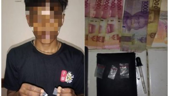 Pesta Sabu di Malam Tahun Baru, Seorang Remaja Asal Kecamatan Toili Diringkus Polisi