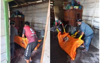 Polres Banggai Olah TKP Penemuan Mayat Pria, Asal Kabupaten Bangkep di Luwuk