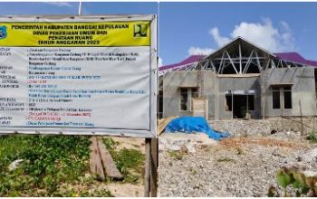Pembangunan Kantor Camat Liang Baru 75 Persen, Terkendala Minimnya Pekerja