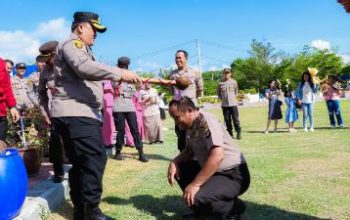 Kapolres Banggai Pimpin Upacara Kenaikan Pangkat, Periode 1 Januari 2024
