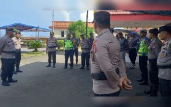 Apel Personil Gelar Operasi Mantap Brata Polres Banggai Kepulauan
