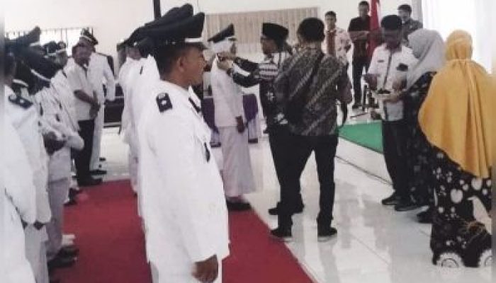 Ihsan Basir. SH. LLM, Lantik  Pj Kades Yang Habis Periode 18 Desember 2023 Se_Kabupaten Bangkep