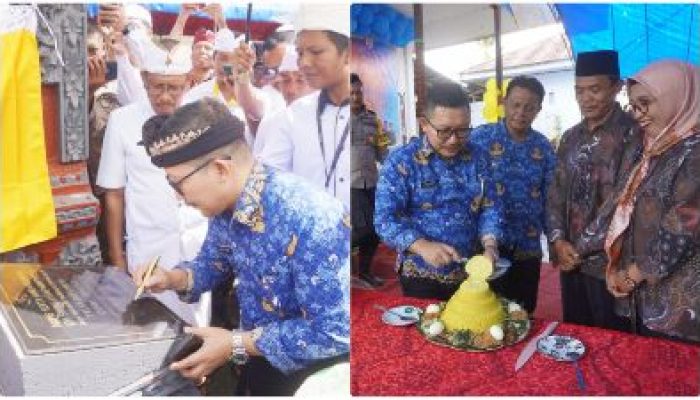 Bupati Banggai Bersama Rombongan, Resmikan Tempat Ibadah Umat Hindu Serta Hadiri HUT Ke-14 Desa Sidomukti Kecamatan Toili