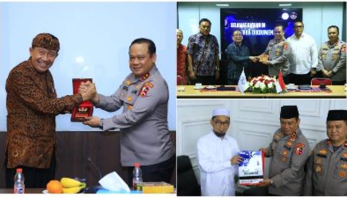 Wujudkan Pemilu Damai, Kaops NCS Polri Kunjungi Tiga Tokoh Lintas Agama
