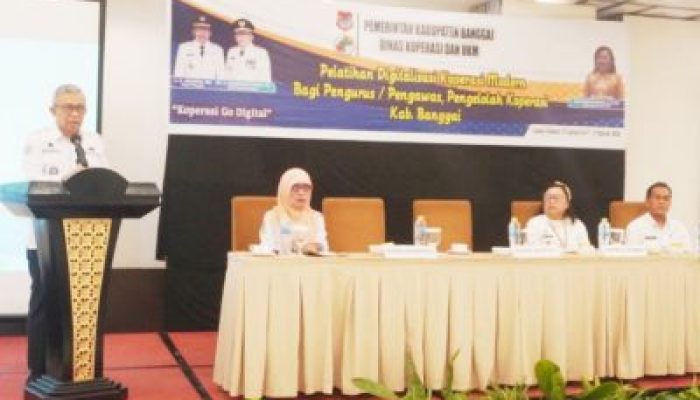 Wabup Banggai Buka Pelatihan Koperasi Go Digital, Yang Diselenggarakan Oleh Diskop dan UMKM