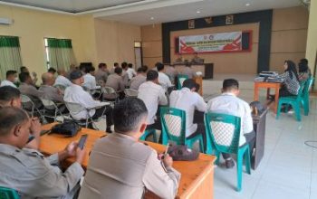 Polres Bangkep, Adakan Pemeriksaan Maping dan Konseling Bagi Pemegang Senpi Dinas