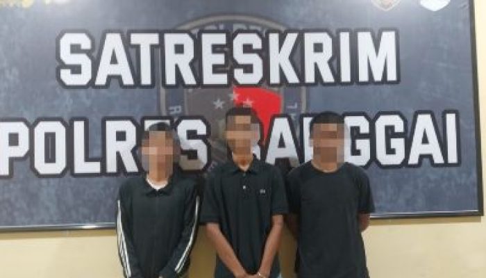 Tiga Pelaku Pengeroyokan di Kompleks Pelita Luwuk, Dibekuk Resmob Polres Banggai