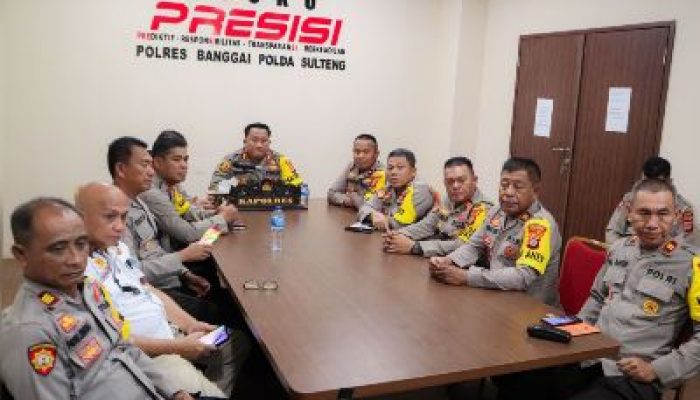 Kapolres Banggai, Ikuti Anev Quick Wins Presisi 2023 dan Sosialisasi Beyond Trust 2024
