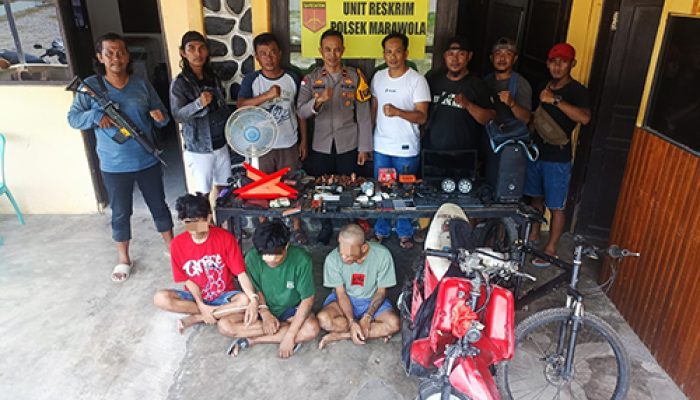 Tak Lebih 12 Jam, Kesiagaan Polsek Marawola Berhasil Tangkap  Terduga Pelaku Pencurian di Baliase, Sigi